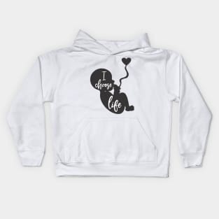 I Choose Life Kids Hoodie